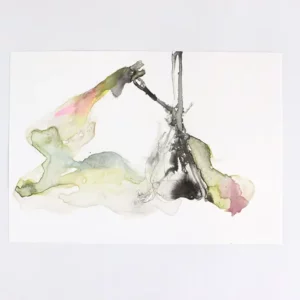 Andréa, Shibari - série 01 - Watercolor