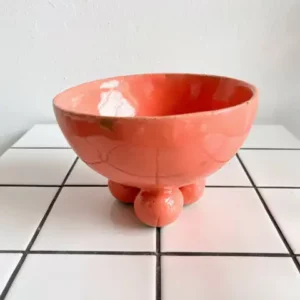 Pom Poms Make Me Happy - Pink Bowl