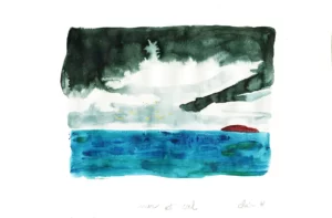 Mer et Ciel (aquarelle)