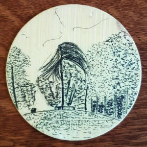 Journée au parc des étang. Œuvre 01