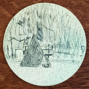 Journée au parc des étang. Œuvre 03