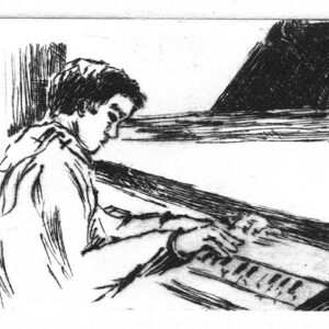Pianiste (pointe sèche)